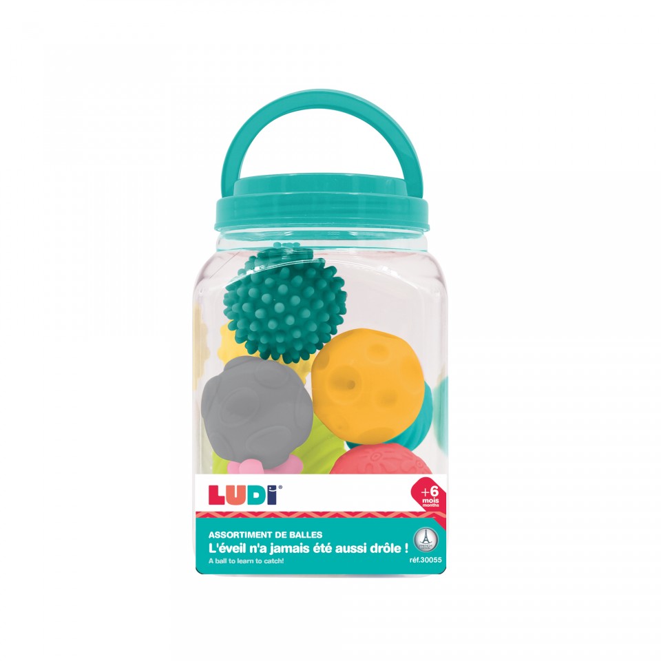Set - 8 mingi senzoriale - Ludi, [2],bestfam.ro