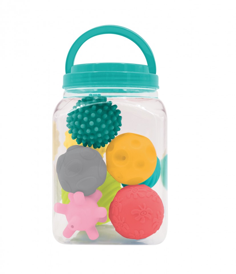 Set - 8 mingi senzoriale - Ludi, [3],bestfam.ro