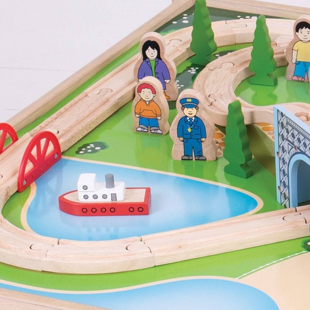 Masuta cu trenuletul orasului - BigJigs, [4],bestfam.ro