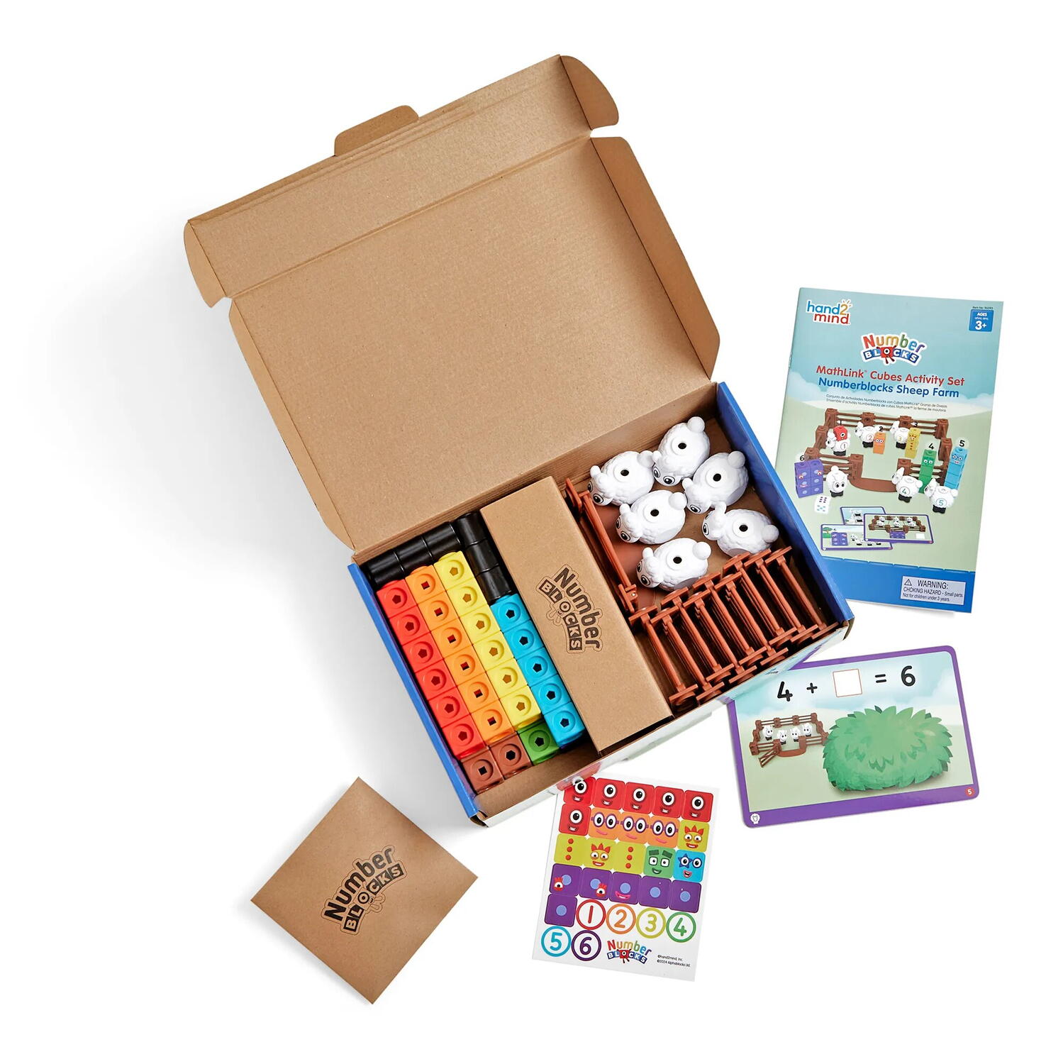 MathLink®Cubes Numberblocks - Ferma oitelor, [4],bestfam.ro