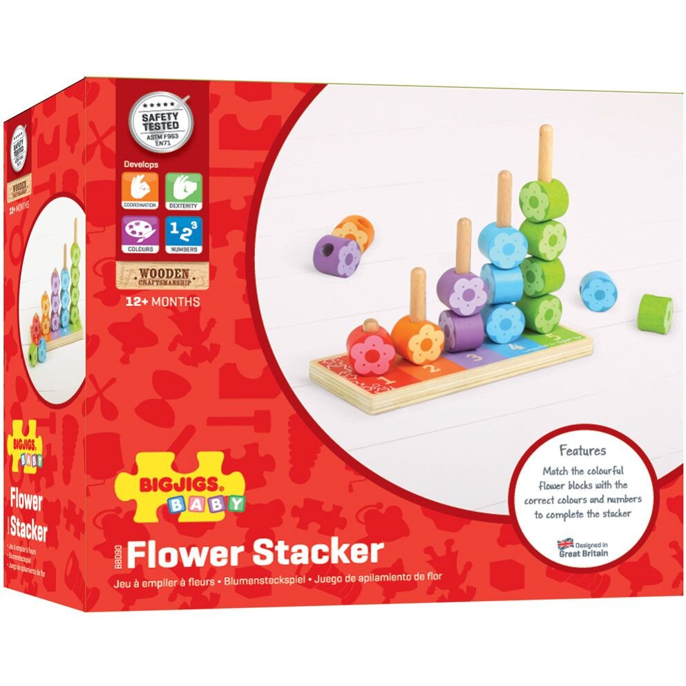 Numaratoarea florilor - BigJigs, [13],bestfam.ro