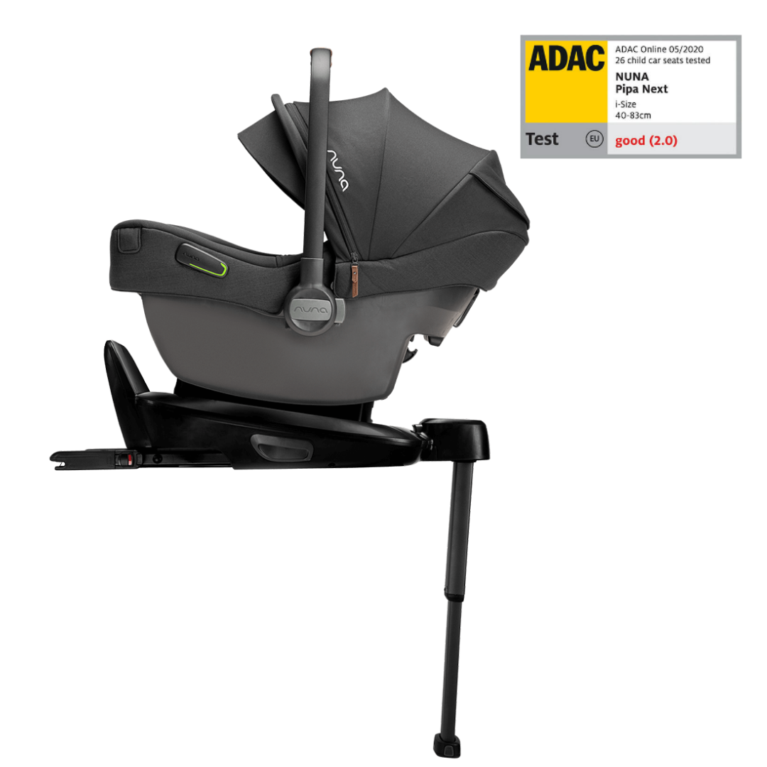 Nuna - Scoica auto i-Size Pipa Next Caviar, nastere - 83 cm, testata ADAC, [4],bestfam.ro