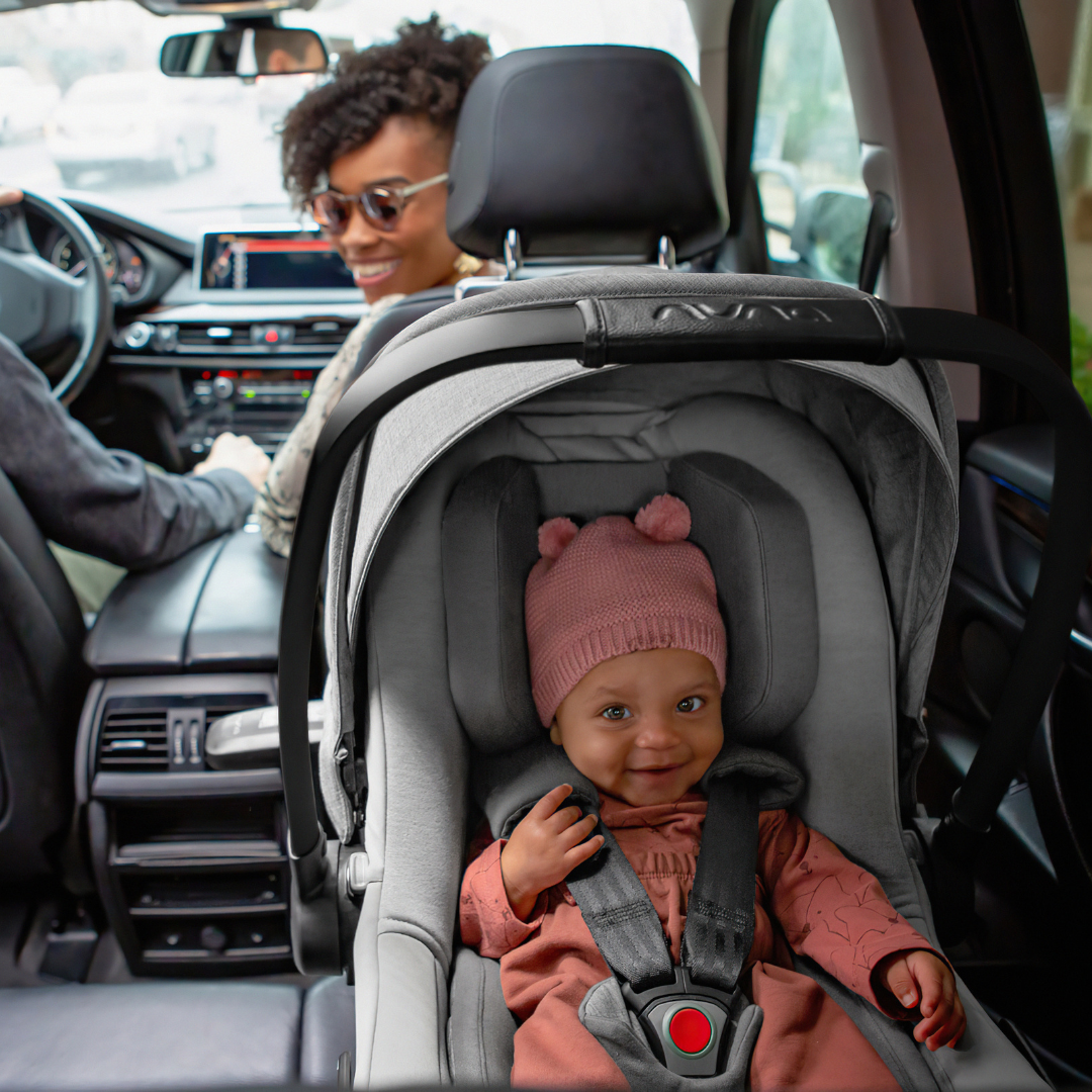 Nuna - Scoica auto i-Size Pipa Next Caviar, nastere - 83 cm, testata ADAC, [8],bestfam.ro