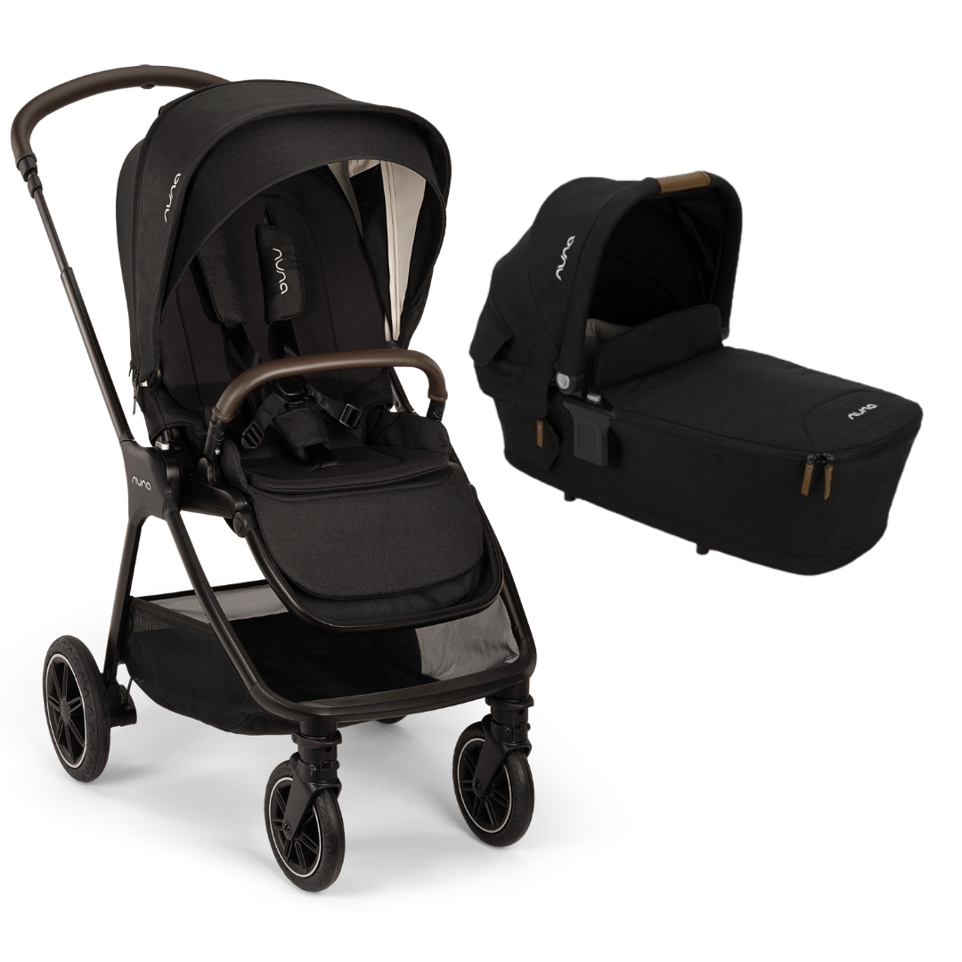 Nuna - Set carucior compact TRIV next Caviar + Landou LYTL Caviar, [8],bestfam.ro