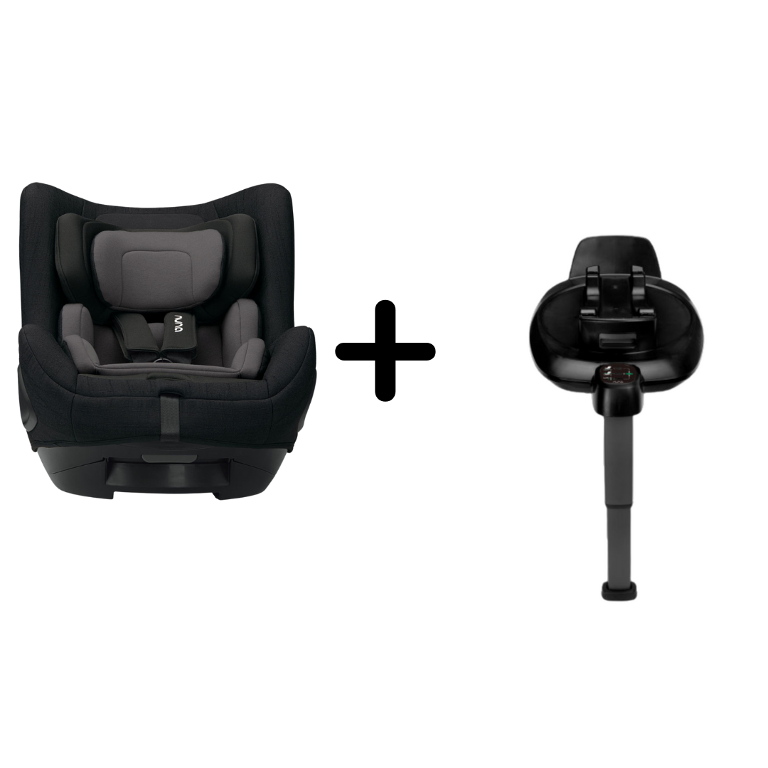 Nuna - Set Scaun auto rotativ i-Size TODL next Caviar, 40-105 cm + Baza isofix BASE next i-Size pentru TODL next, [4],bestfam.ro