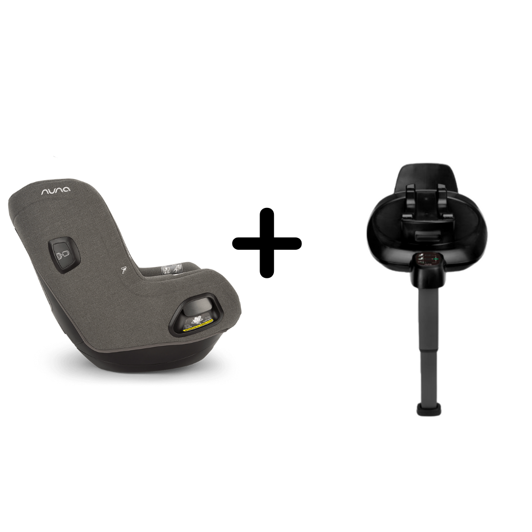 Nuna - Set Scaun auto rotativ i-Size TODL next Thunder, 40-105 cm + Baza isofix BASE next i-Size pentru TODL next, testat ADAC, [2],bestfam.ro