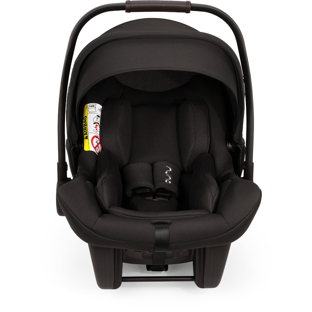 Nuna - Set scoica auto i-Size PIPA Lite Caviar R129 + Baza isofix BASE next i-Size pentru PIPA Lite, testata ADAC, [4],bestfam.ro