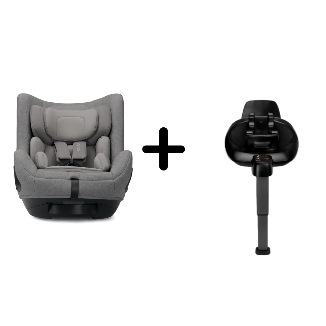 Nuna - Set Scaun auto rotativ i-Size TODL next Frost, 40-105 cm + Baza isofix BASE next i-Size pentru TODL next, [5],bestfam.ro