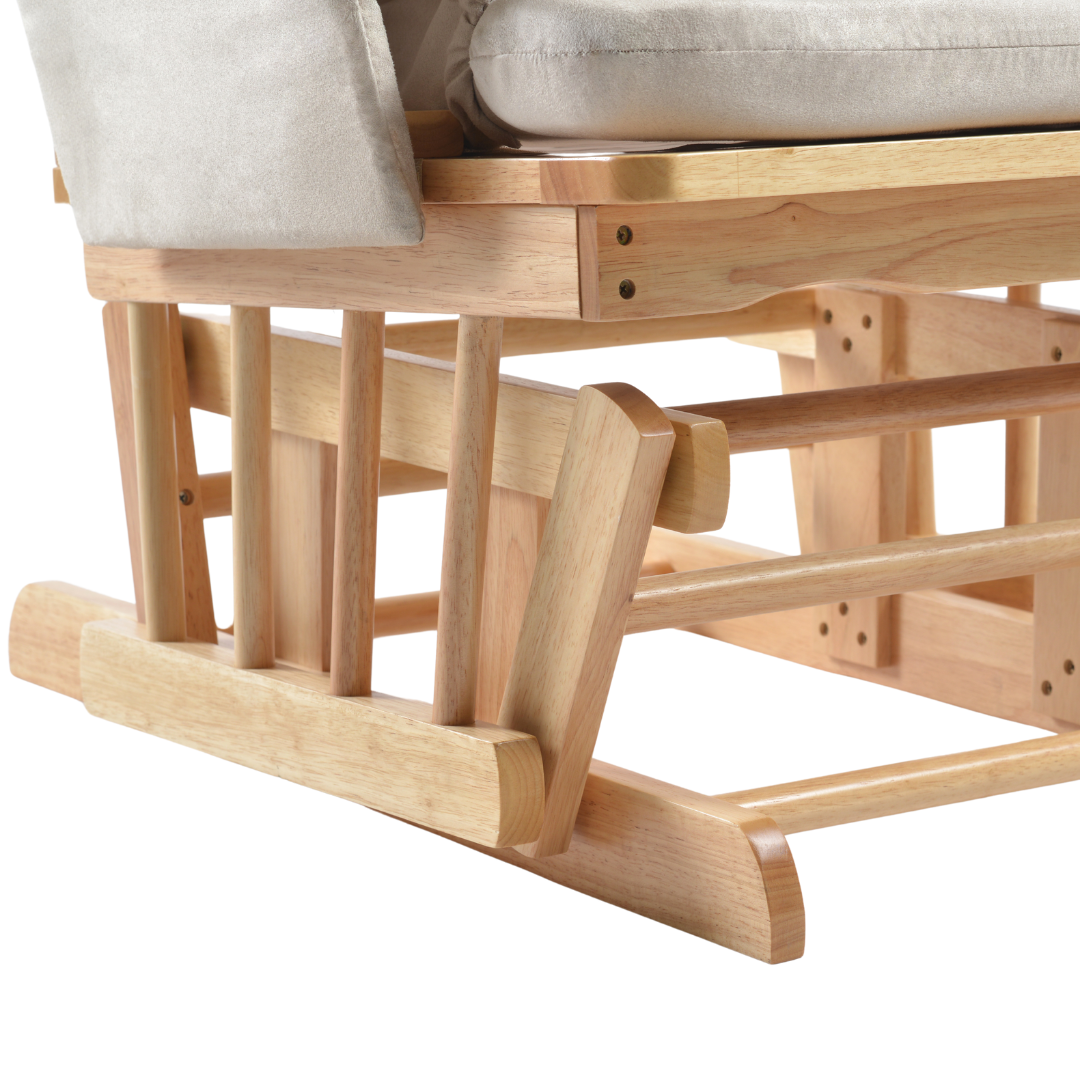 ONINO - Fotoliu reglabil pentru alaptare, cu suport de picioare inclus, CALM.me, Natural Beige, [2],bestfam.ro