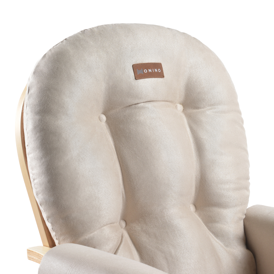 ONINO - Fotoliu reglabil pentru alaptare, cu suport de picioare inclus, CALM.me, Natural Beige, [6],bestfam.ro