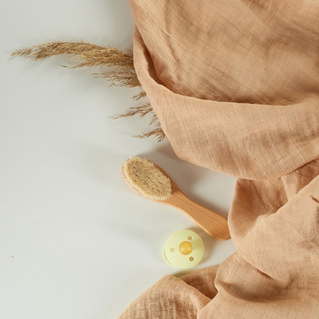 ONINO - Muselina multifunctionala din bumbac 100% organic, HUG.me, Oatmeal Beige, x1 bucata, 120 x 120 cm, certificata GOTS, [7],bestfam.ro