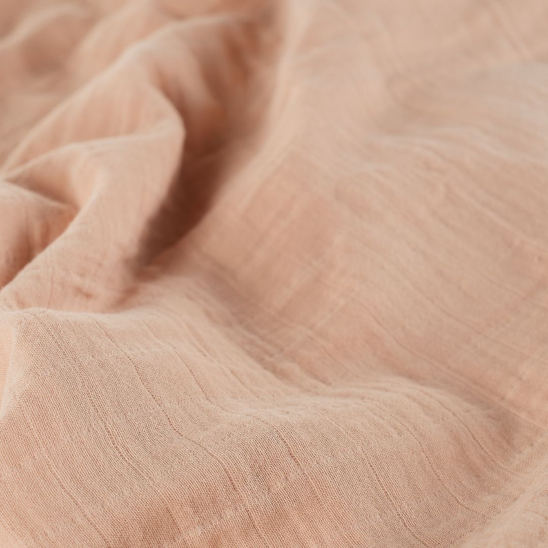 ONINO - Muselina multifunctionala din bumbac 100% organic, HUG.me, Sandy Rose, x1 bucata, 120 x 120 cm, certificata GOTS, [2],bestfam.ro