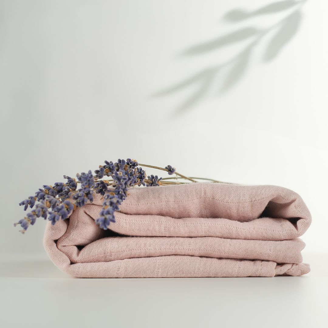 ONINO - Muselina multifunctionala din bumbac 100% organic, HUG.me, Warm Peach, x1 bucata, 120 x 120 cm, certificata GOTS, [8],bestfam.ro