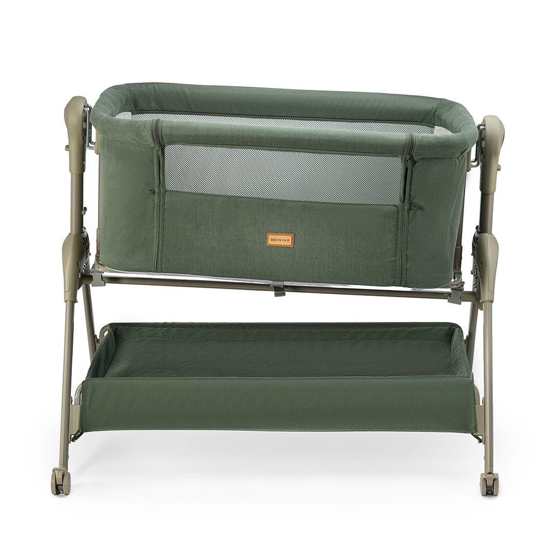 ONINO -  Patut co-sleeper HOLD.me, Sleepy Forest, [3],bestfam.ro