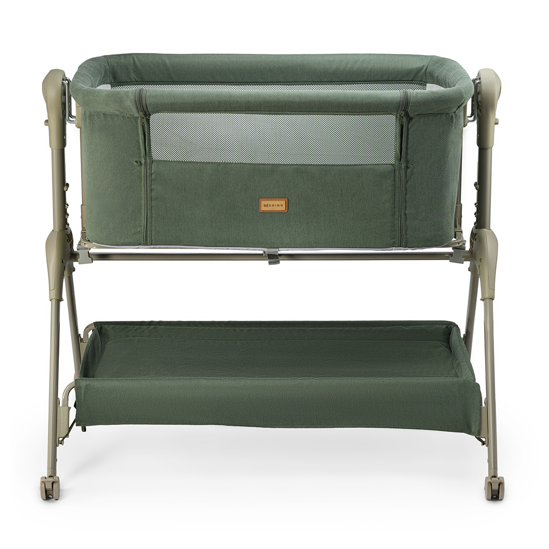 ONINO -  Patut co-sleeper HOLD.me, Sleepy Forest, [6],bestfam.ro