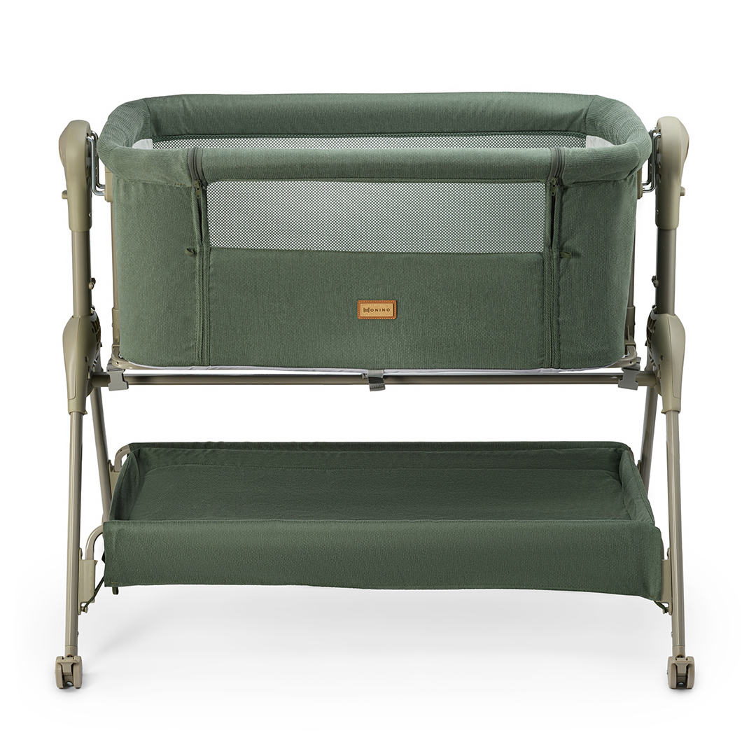 ONINO -  Patut co-sleeper HOLD.me, Sleepy Forest, [9],bestfam.ro