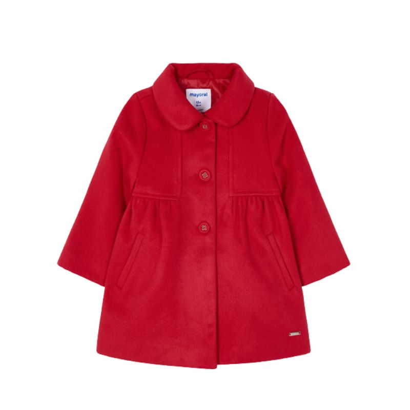 Palton stofa ECOFRIENDS - Rosu - Mayoral  6 luni, [2],bestfam.ro