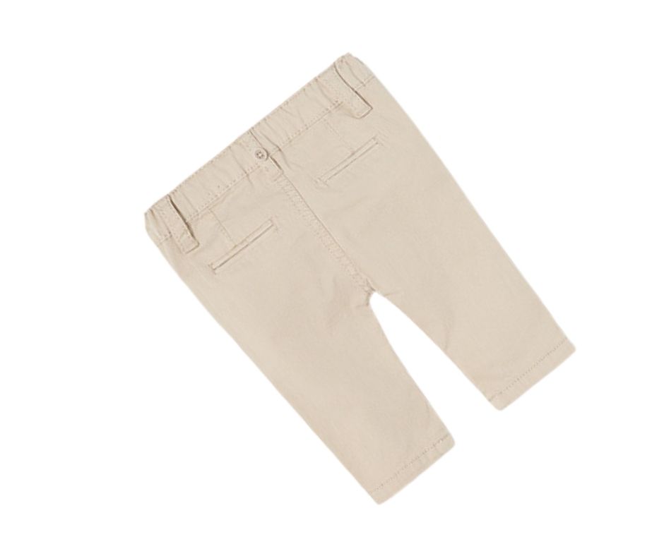 Pantaloni lungi Bej cu bretele - Mayoral   12 luni, [4],bestfam.ro