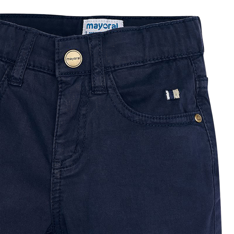 Pantaloni lungi - Clasici slim fit - bleumarin - Mayoral, [3],bestfam.ro