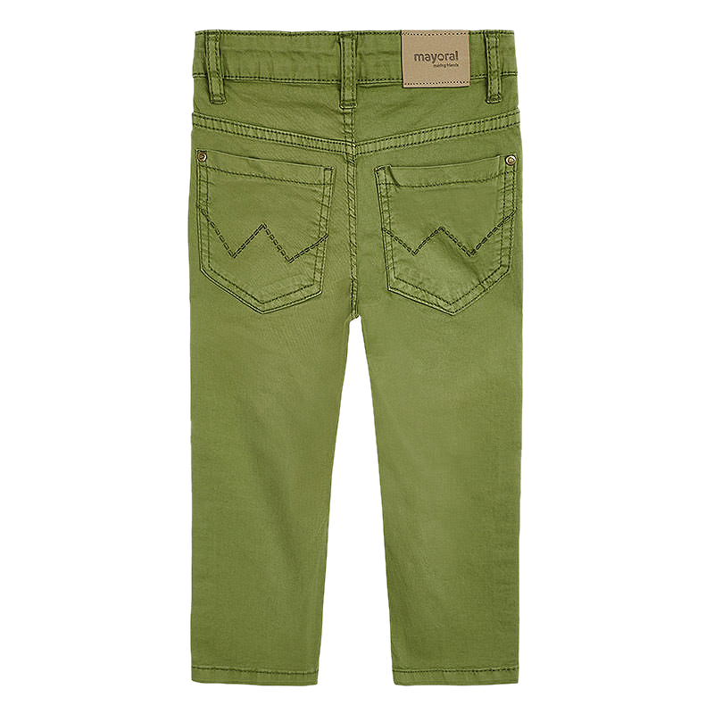 Pantaloni lungi - Clasici slim fit - verde - Mayoral , [2],bestfam.ro