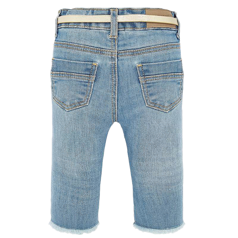 Pantaloni regular - Denim, fetita - Mayoral  , [2],bestfam.ro