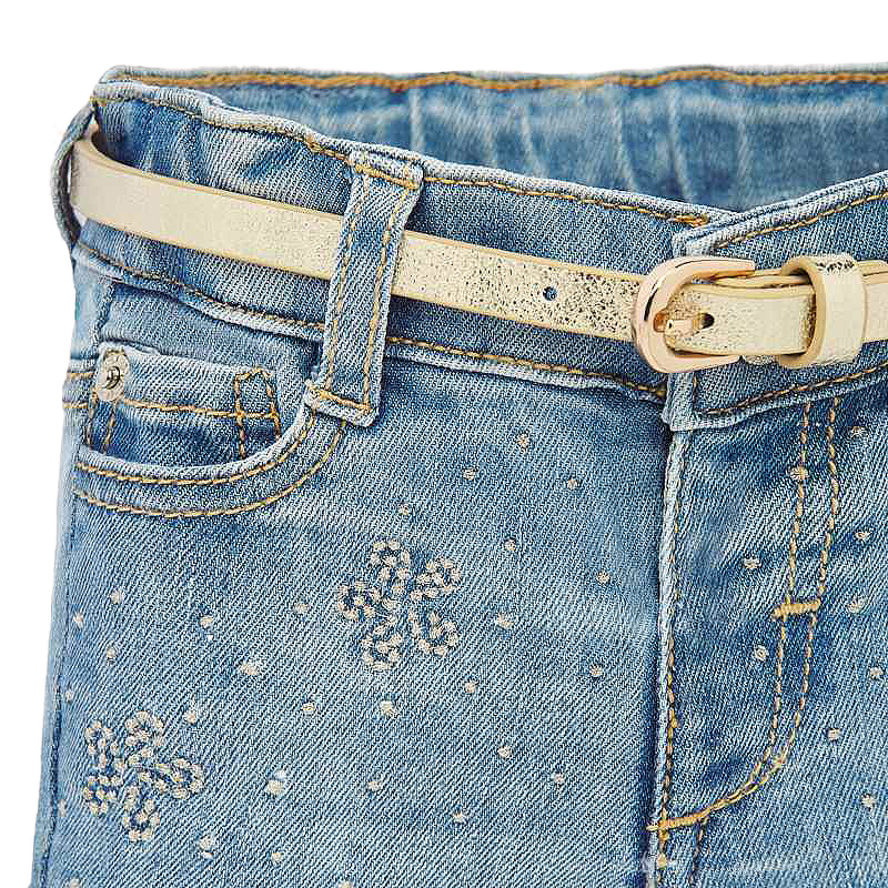 Pantaloni regular - Denim, fetita - Mayoral, [3],bestfam.ro