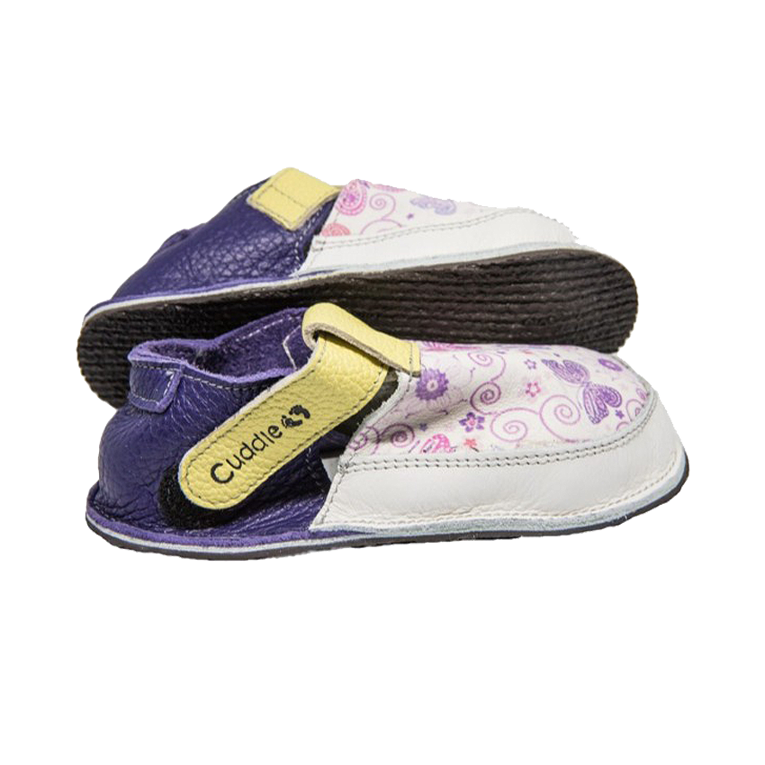 Pantofi - Butterflies - Alb - Cuddle Shoes 