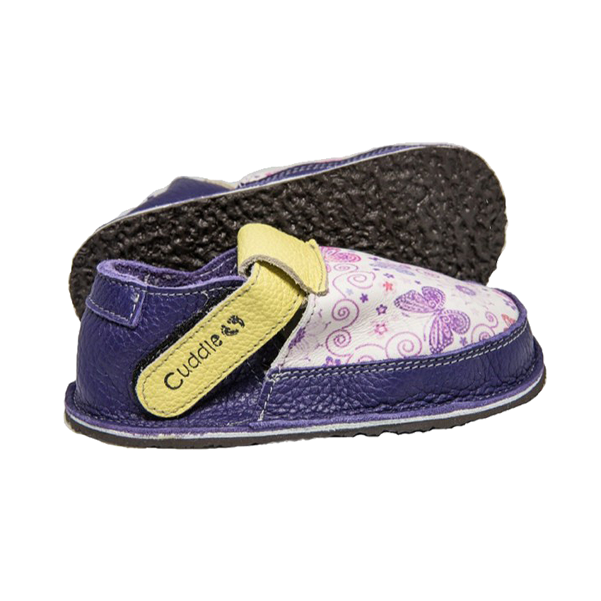 Pantofi - Butterflies - Mov - Cuddle Shoes 