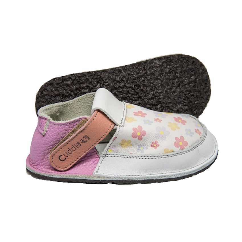 Pantofi - Daisies - Alb - Cuddle Shoes  24