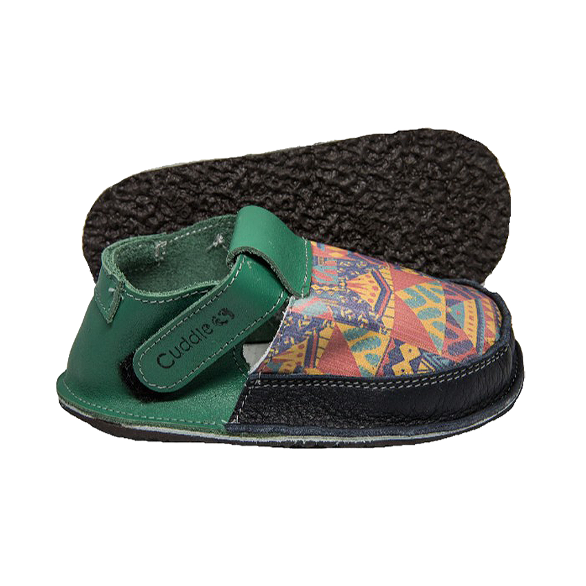 Pantofi - Tribal - Verde - Cuddle Shoes 24