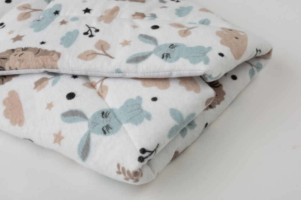 Paturica - Forest animals 1 - Flanel - Maradalia Kids, [2],bestfam.ro