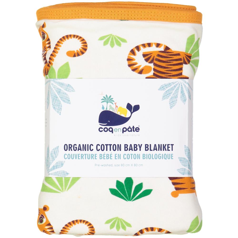 Paturica Tigru din bumbac organic, [3],bestfam.ro
