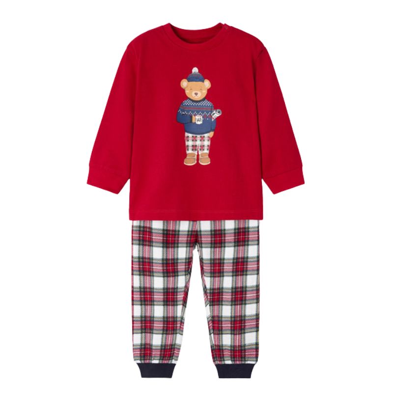 Pijama rosie Urs cu saculet pentru transport - Mayoral   18 luni, [2],bestfam.ro