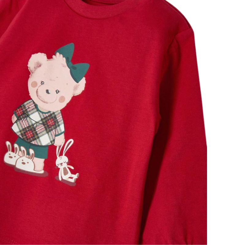 Pijama rosie Ursoaica cu saculet pentru transport - Mayoral   , [2],bestfam.ro