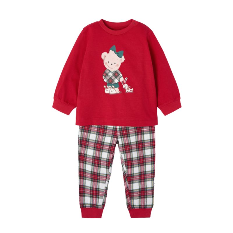 Pijama rosie Ursoaica cu saculet pentru transport - Mayoral   , [4],bestfam.ro