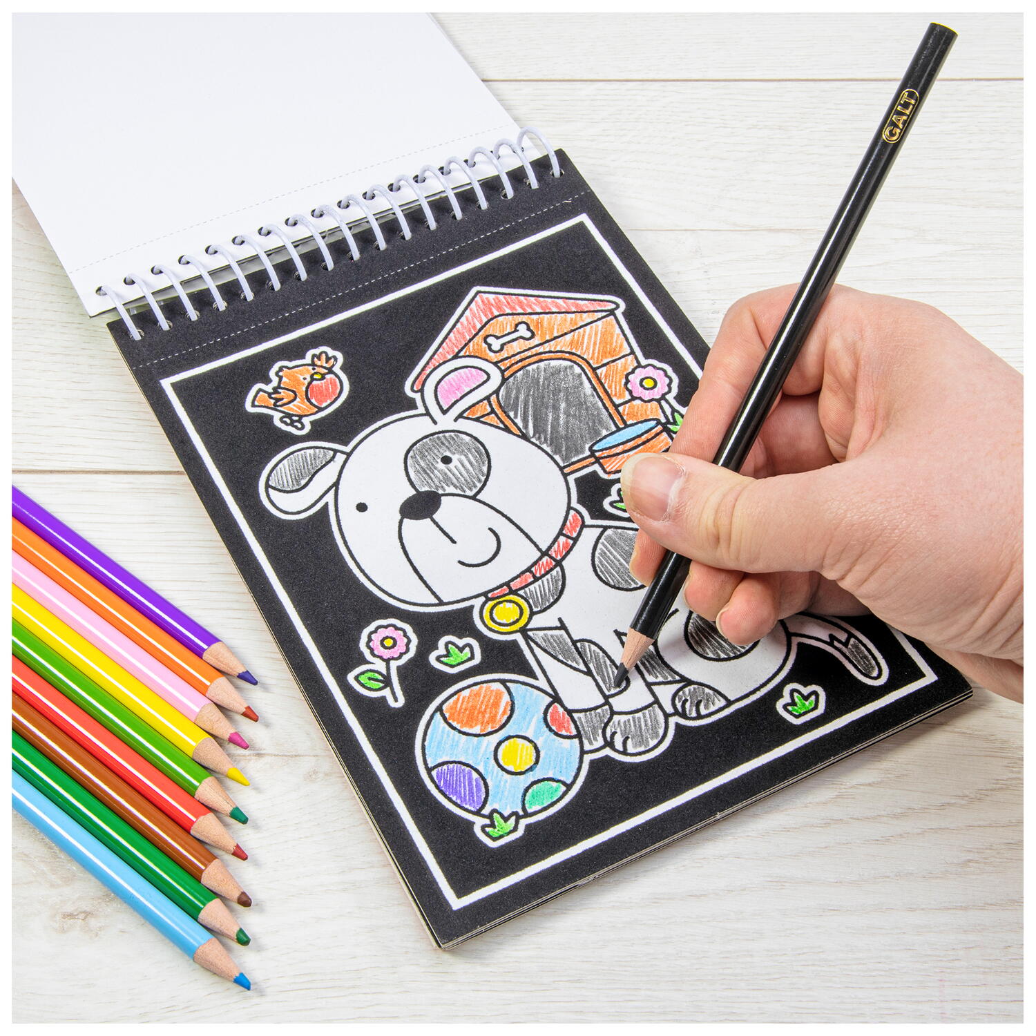 Planse din catifea pentru colorat - Animalute, [2],bestfam.ro