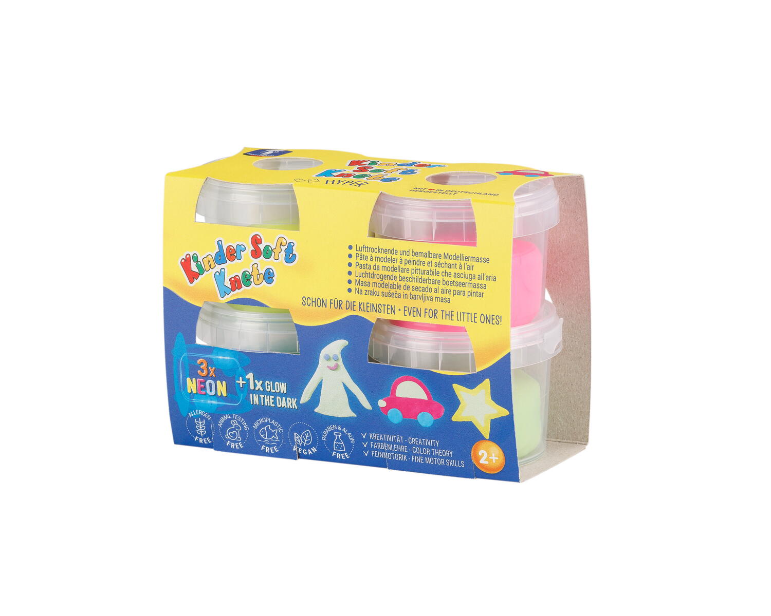 Plastilina non-toxica Kinder - Neon