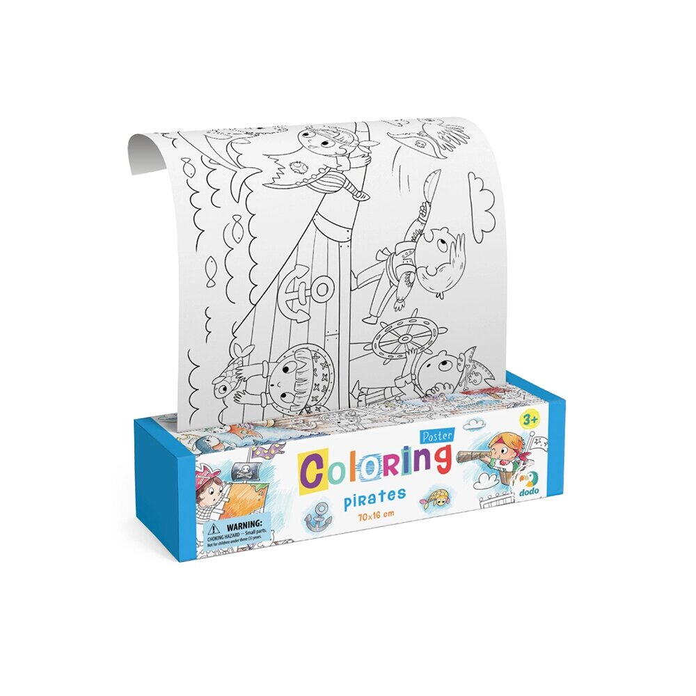 Poster de colorat - Pirati, [2],bestfam.ro