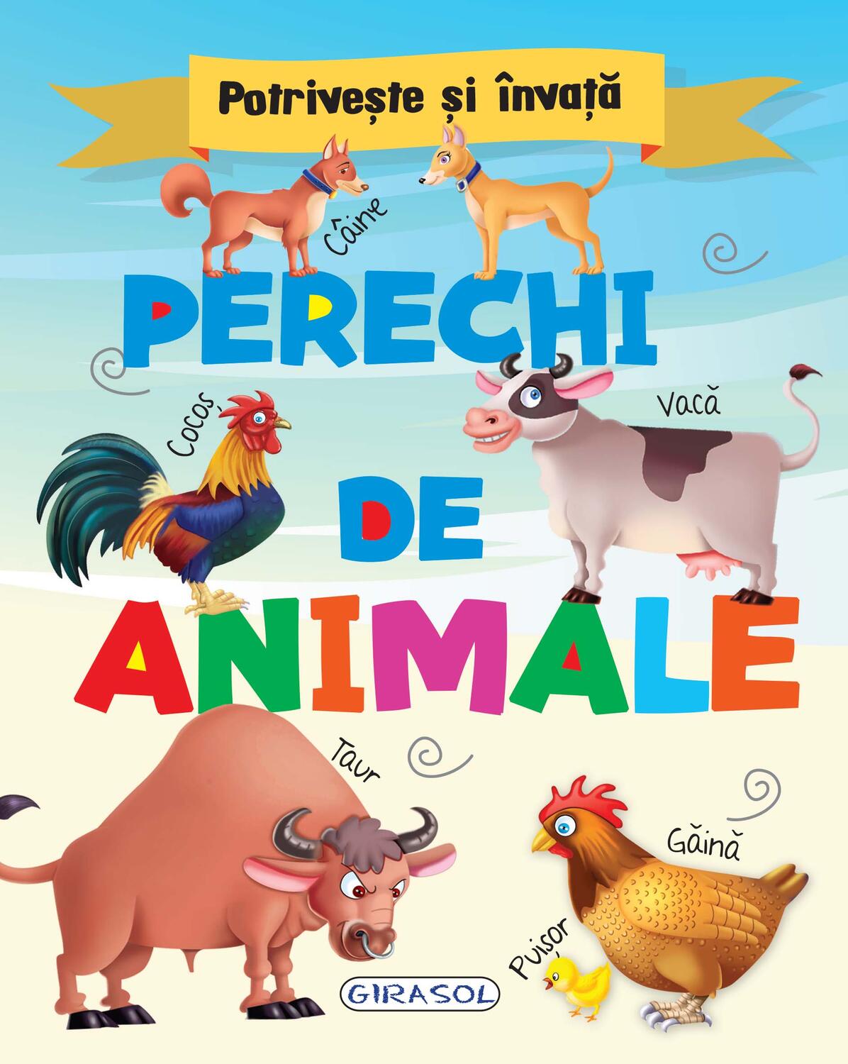 Potriveste si invata - Perechi de animale