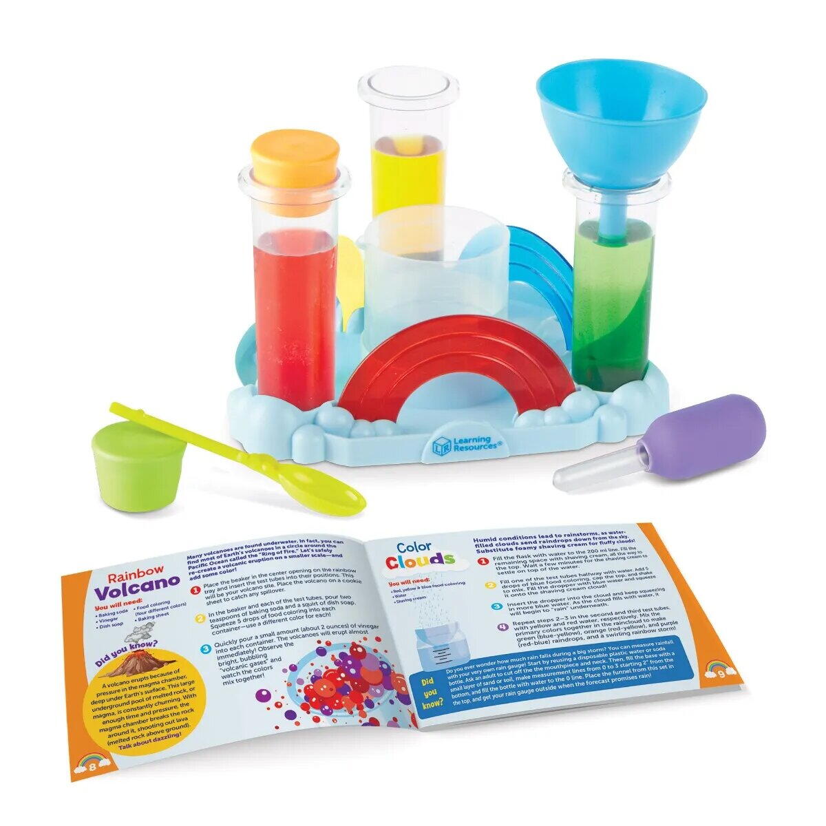 Primul meu set de experimente - Curcubeul reactiilor, [2],bestfam.ro