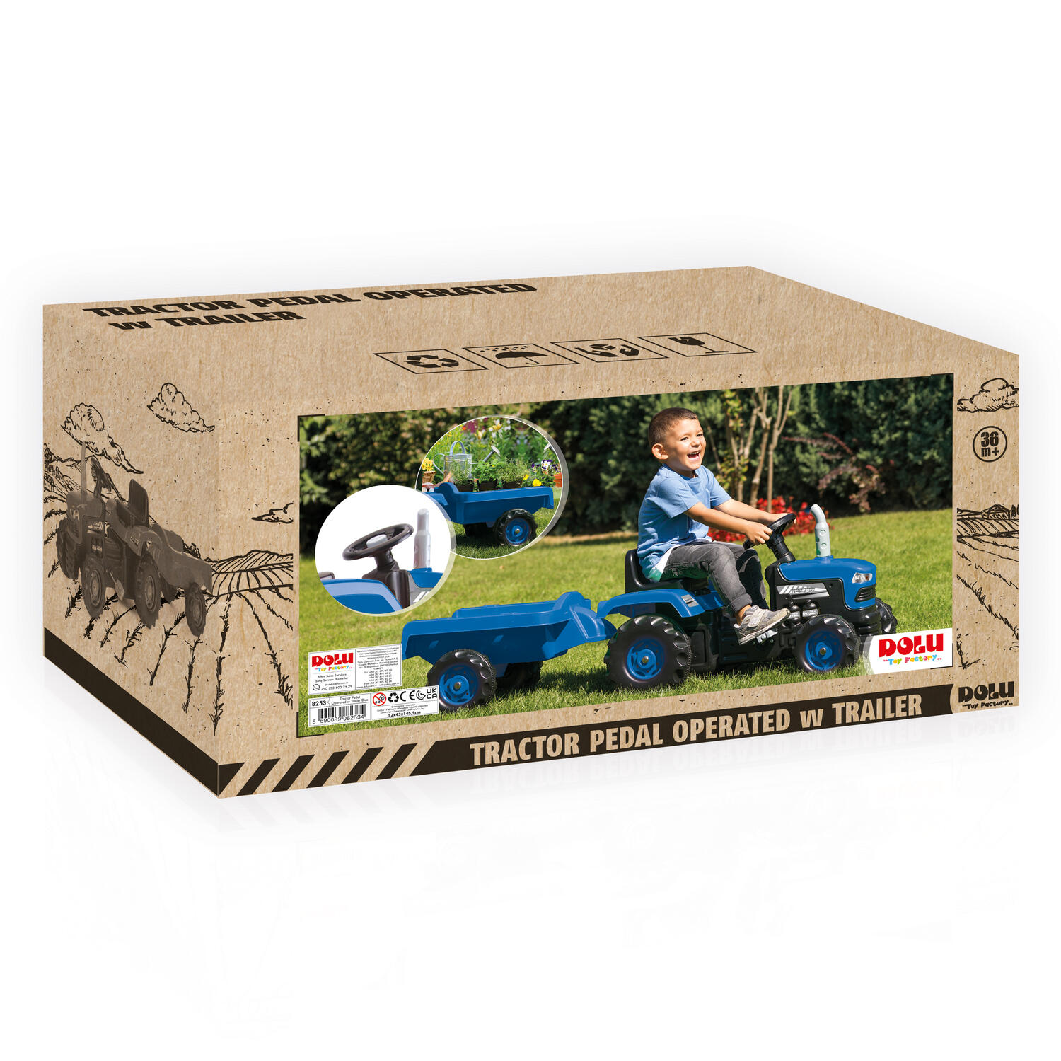 Primul meu tractor cu remorca (albastru), [2],bestfam.ro