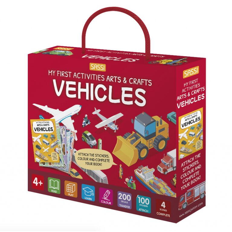 Primul set de arta & lucru manual - Vehicule