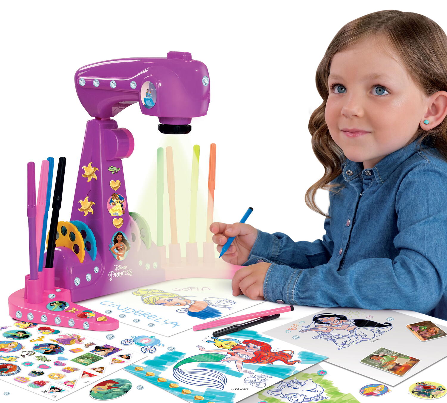 Proiector pentru desen - Printese, [5],bestfam.ro