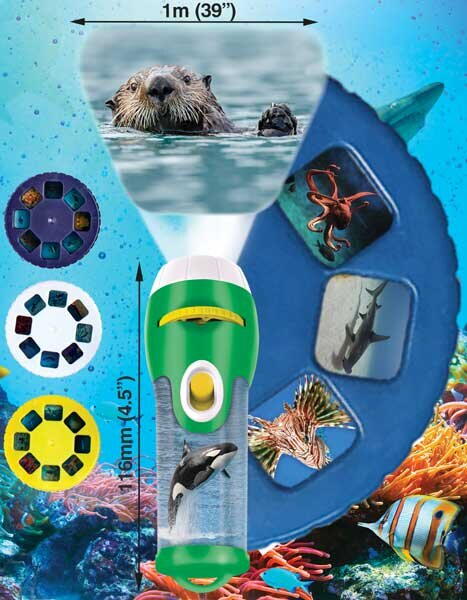 Proiector tip lanterna - Animalute marine, [3],bestfam.ro