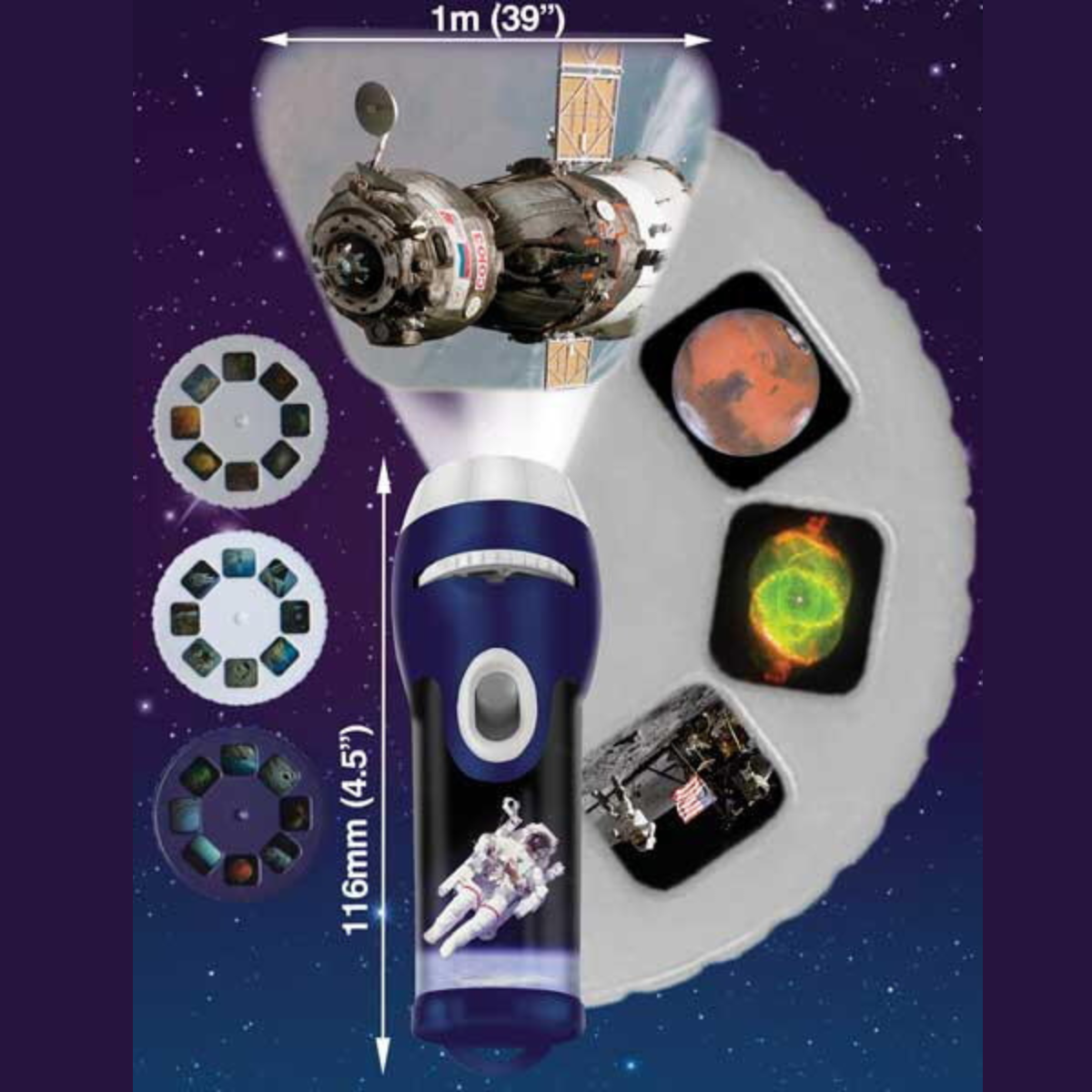 Proiector tip lanterna - Aventuri in spatiu, [4],bestfam.ro