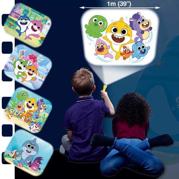 Proiector tip lanterna - Baby Shark, [2],bestfam.ro