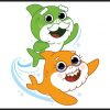 Proiector tip lanterna - Baby Shark, [6],bestfam.ro