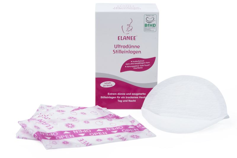 Tampoane superabsorbante pentru san, de unica folosinta, ultrasubtiri, 24 buc. - ELANEE - Gruenspecht, [5],bestfam.ro
