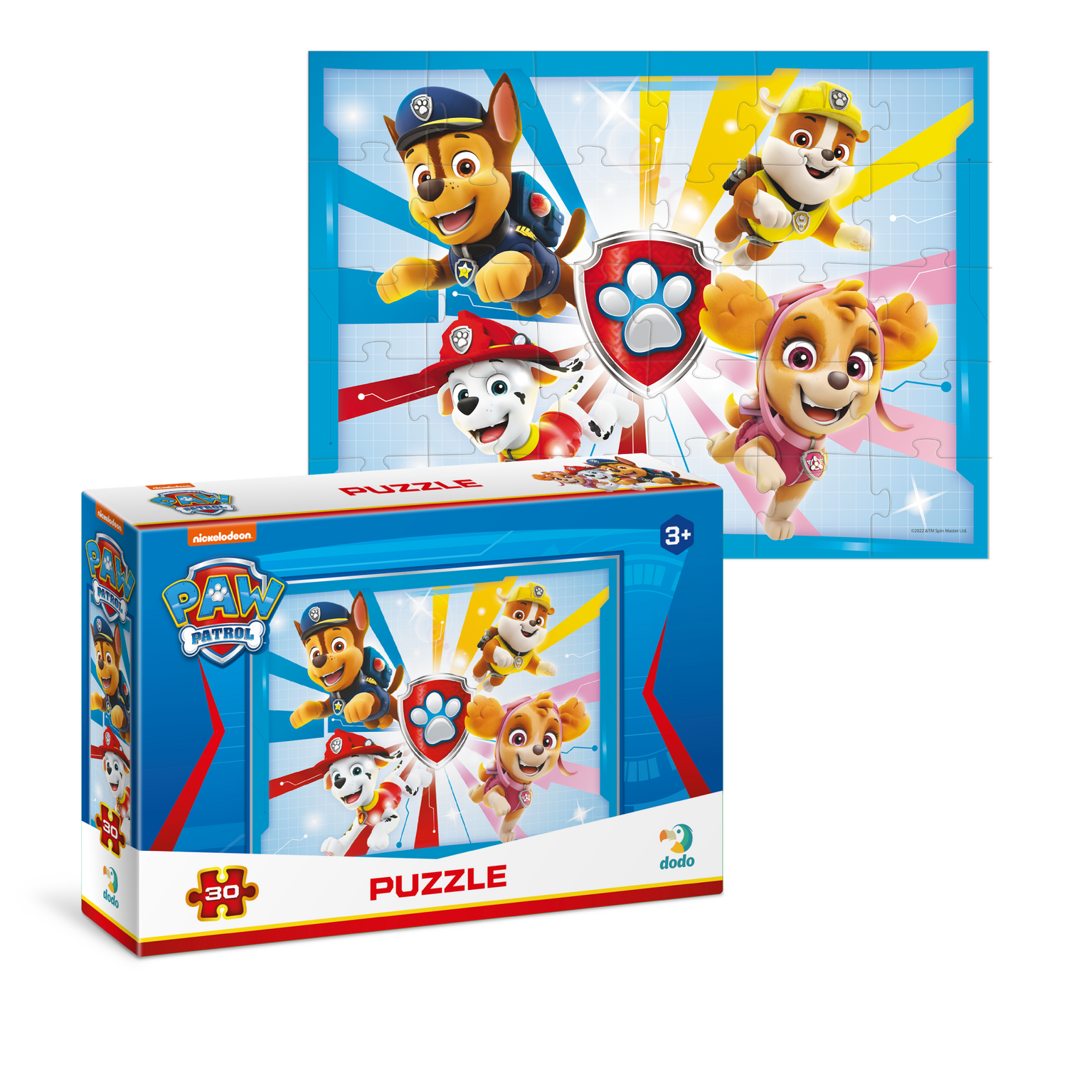 Puzzle - Patrula Catelusilor: Catelusi curajosi (30 piese), [2],bestfam.ro