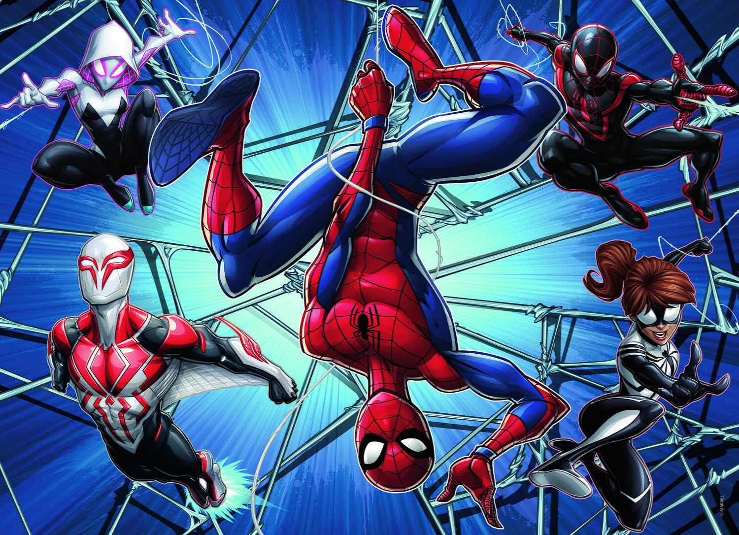 Puzzle de colorat - Spiderman (60 de piese), [2],bestfam.ro